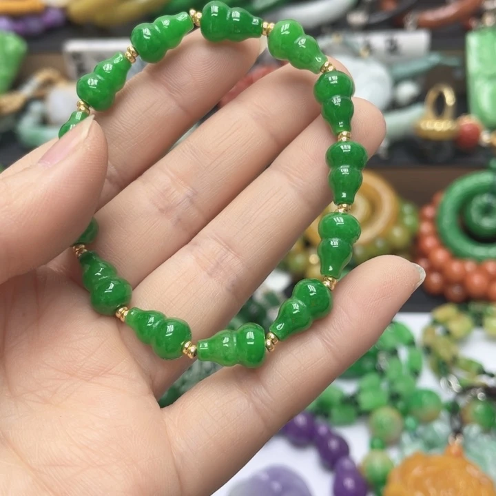 翡翠未镶嵌手链手链21