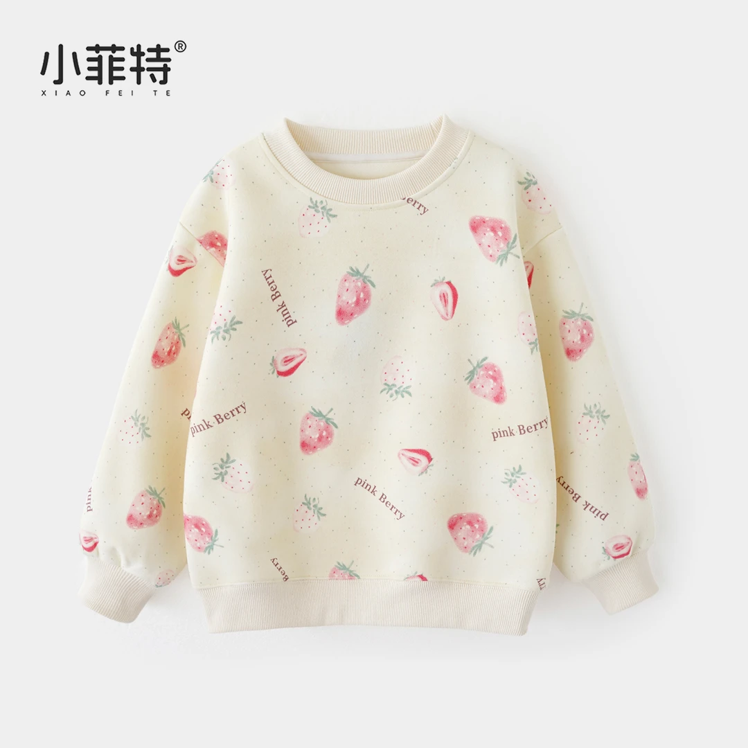 小菲特秋季新款女童装时尚上衣中大童休闲时尚儿童卫衣BGYQ52596