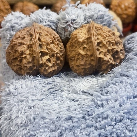 文玩核桃把件把把壶带彩43