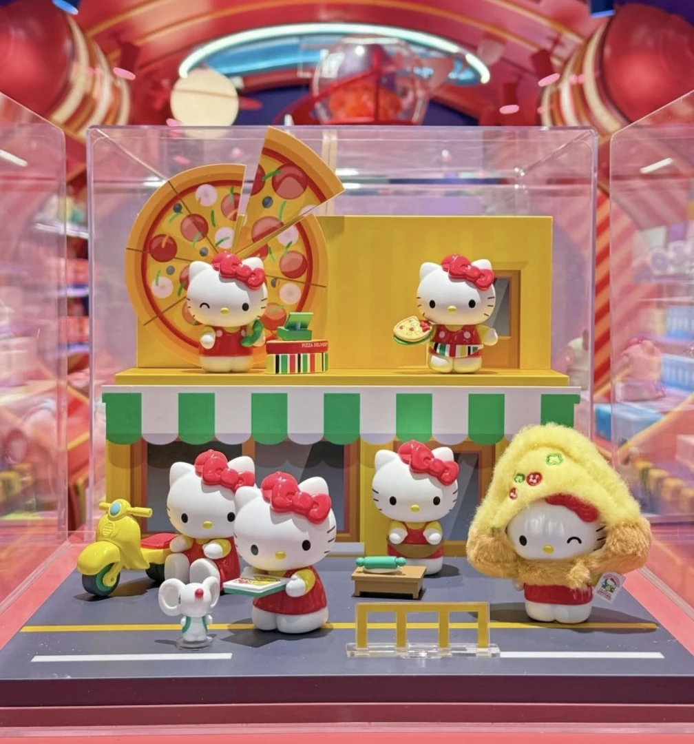 Hello Kitty披萨店日记系列正版【代拆玩法】静静子