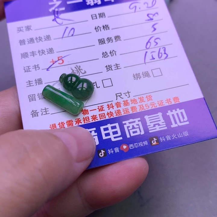 颈饰未镶嵌翡翠长**央