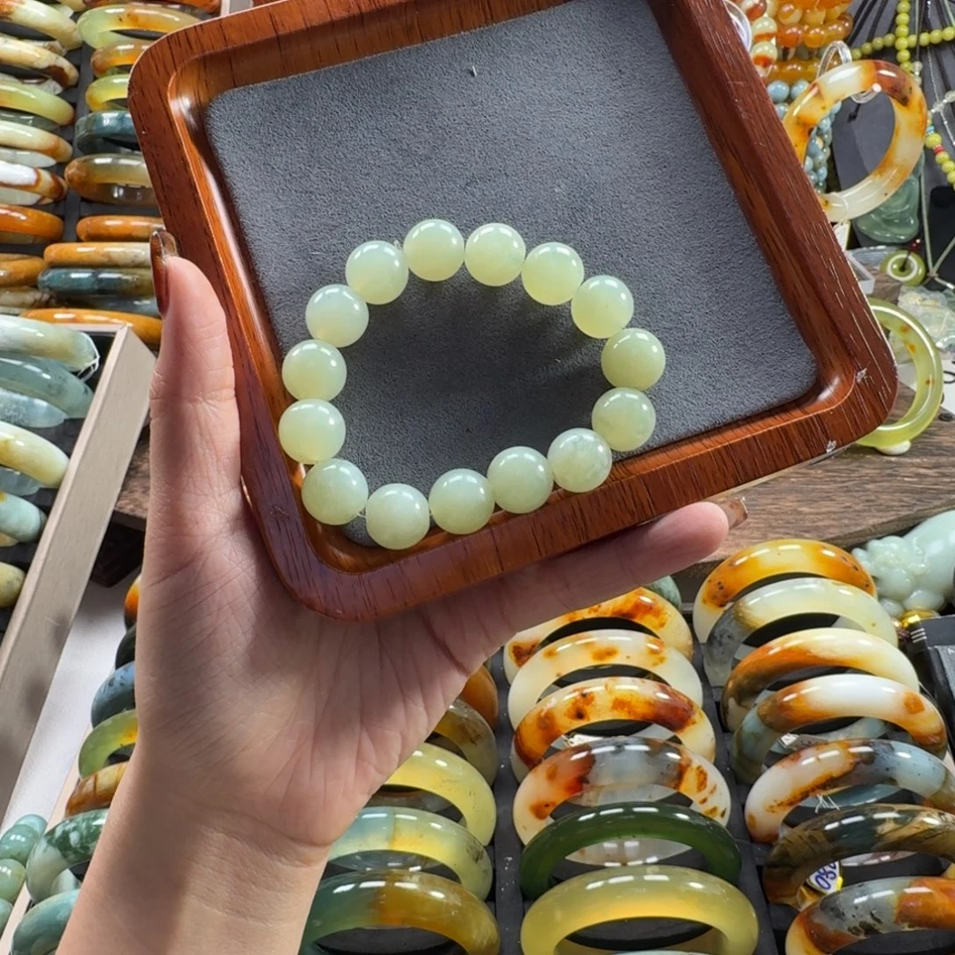 蛇纹石玉合金手镯