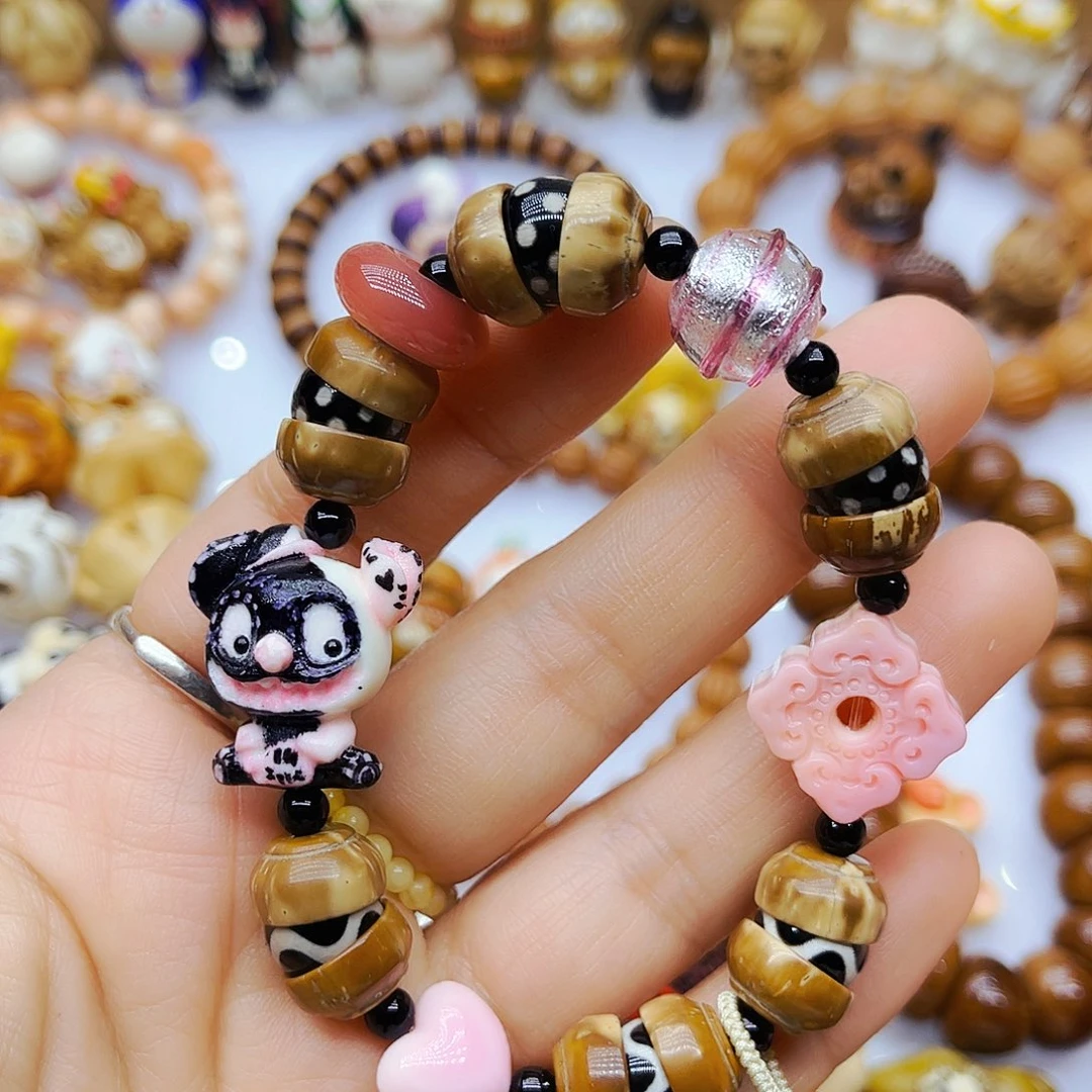 手串紫金鼠手工打磨手链