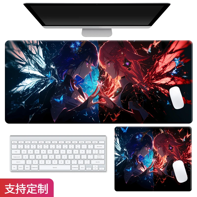 【定制-原神】定制电竞鼠标垫游戏鼠标垫玻璃鼠标垫电竞桌搭