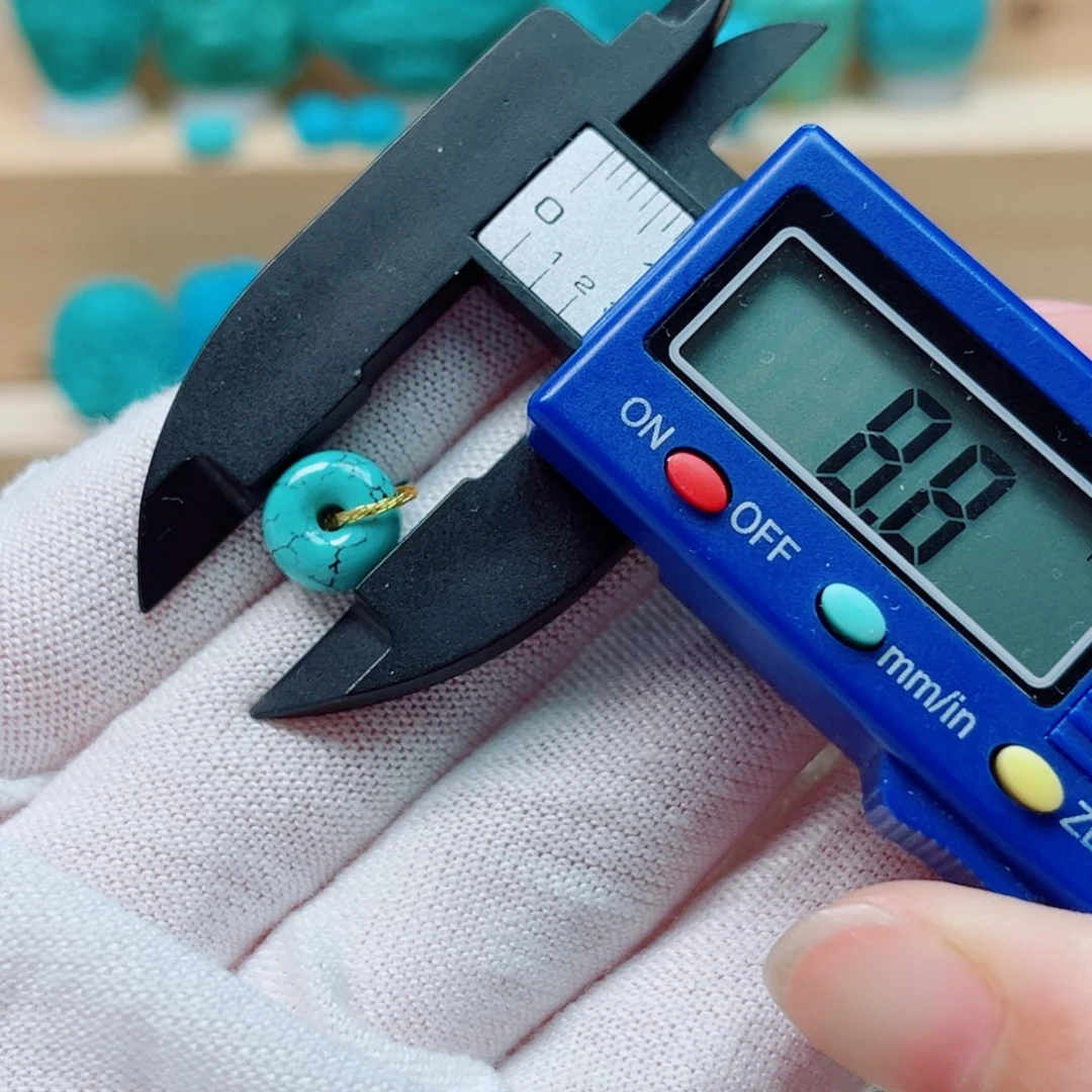 绿松石未镶嵌面包圈