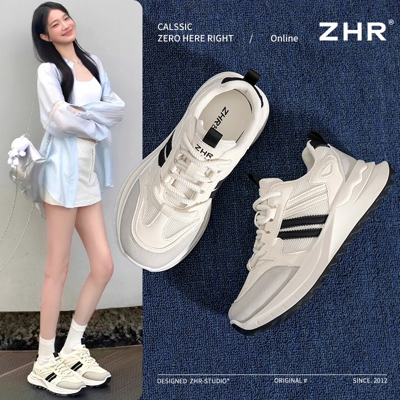 复古百搭阿甘鞋女2025春秋季新款软底德训鞋轻便休闲女鞋