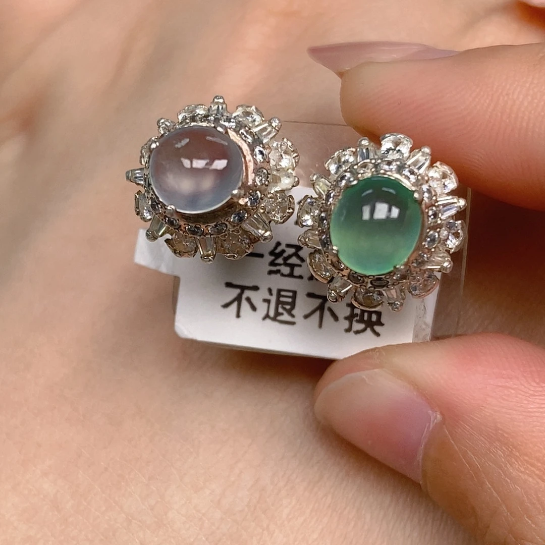 翡翠戒指未镶嵌翡翠