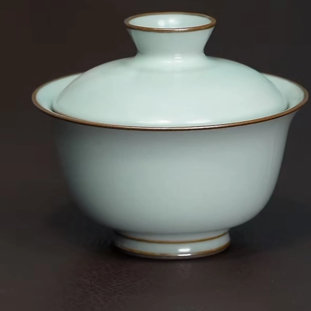 四夕窑 3.0/150cc【顺势】生普专用盖碗高温烧制不烫手 茶水比1:20