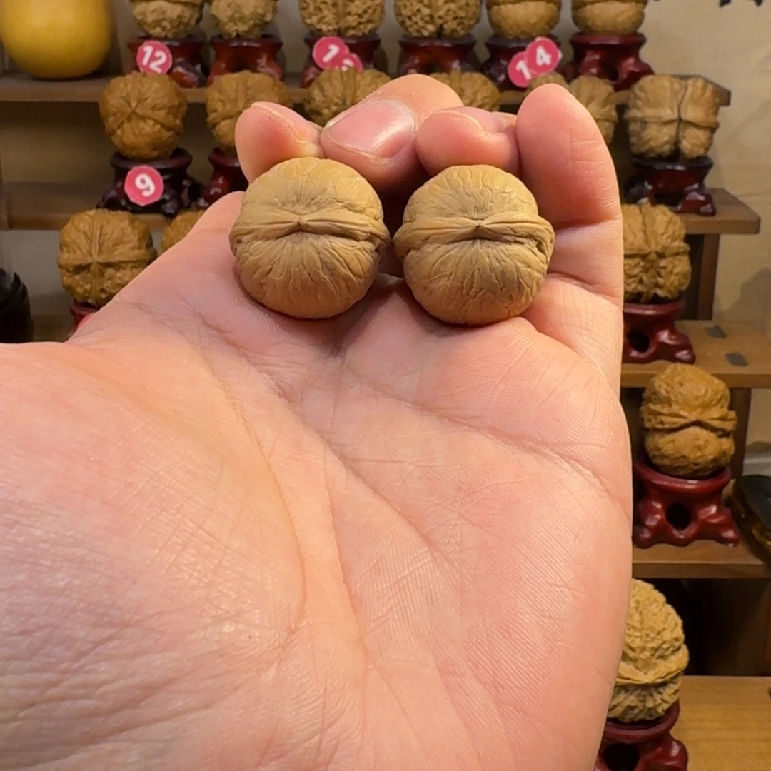 铁核桃把件网红蛇皮球