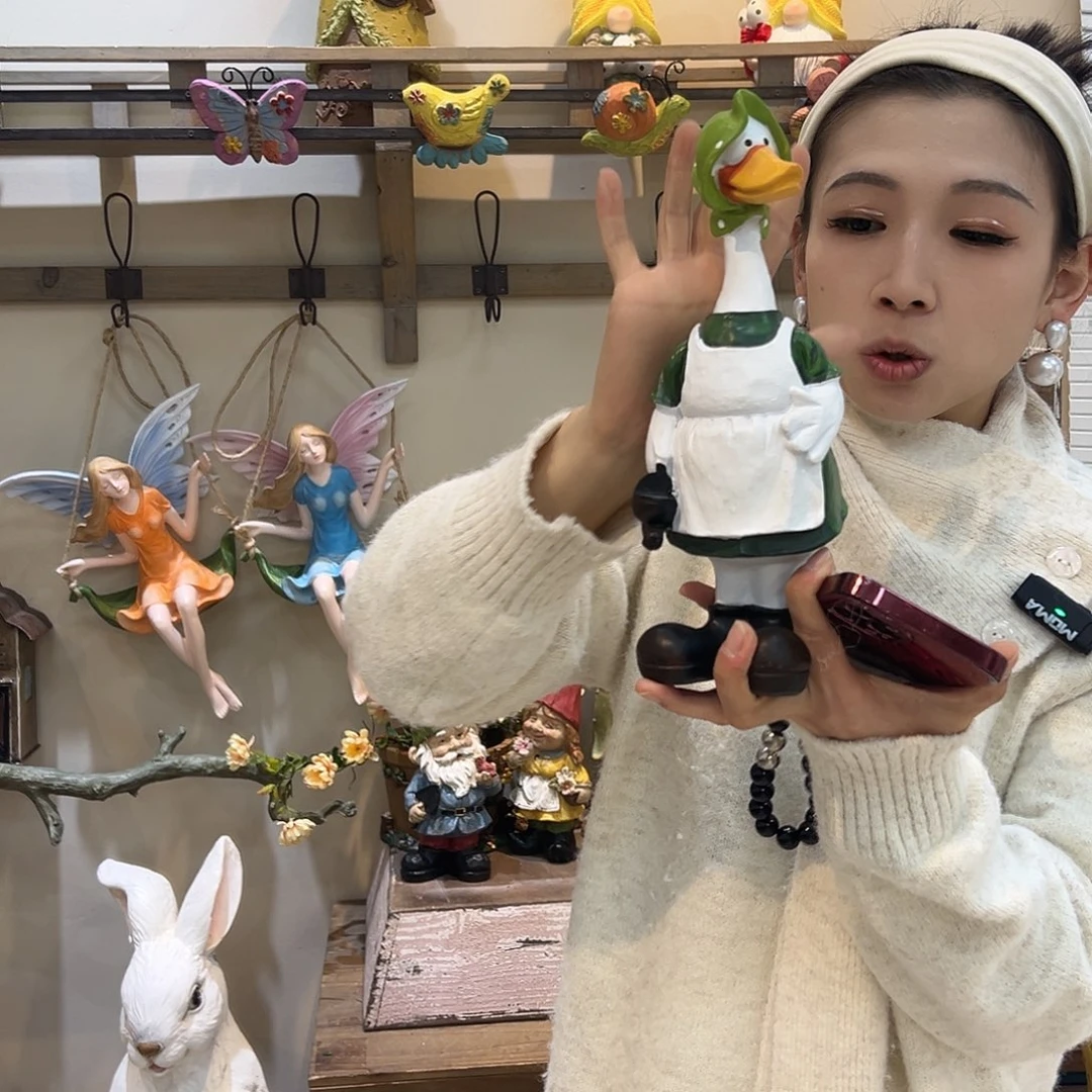 花园摆件红红火火