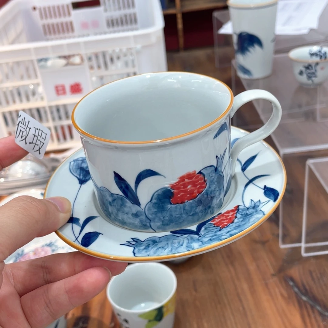 釉下手绘茶具微瑕直播间