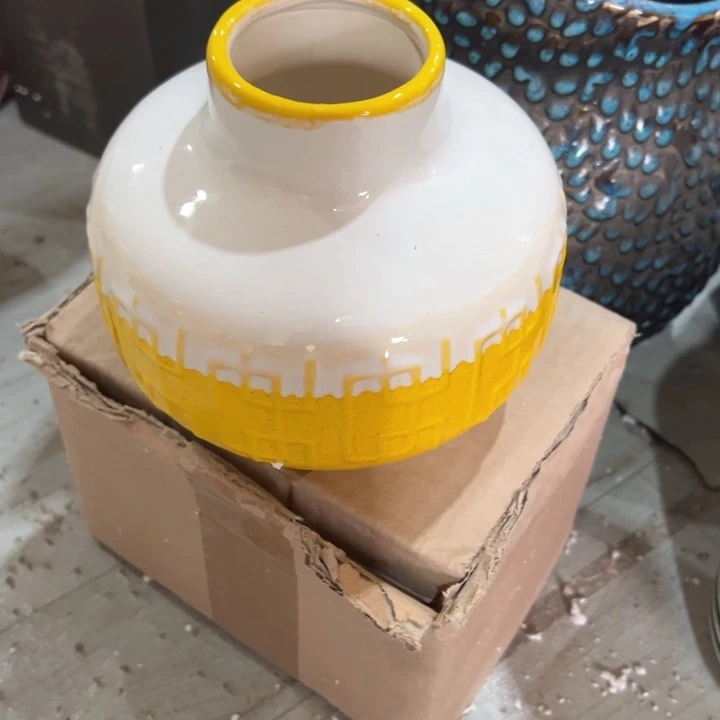 陶瓷花瓶摆件外贸出口微瑕捡漏