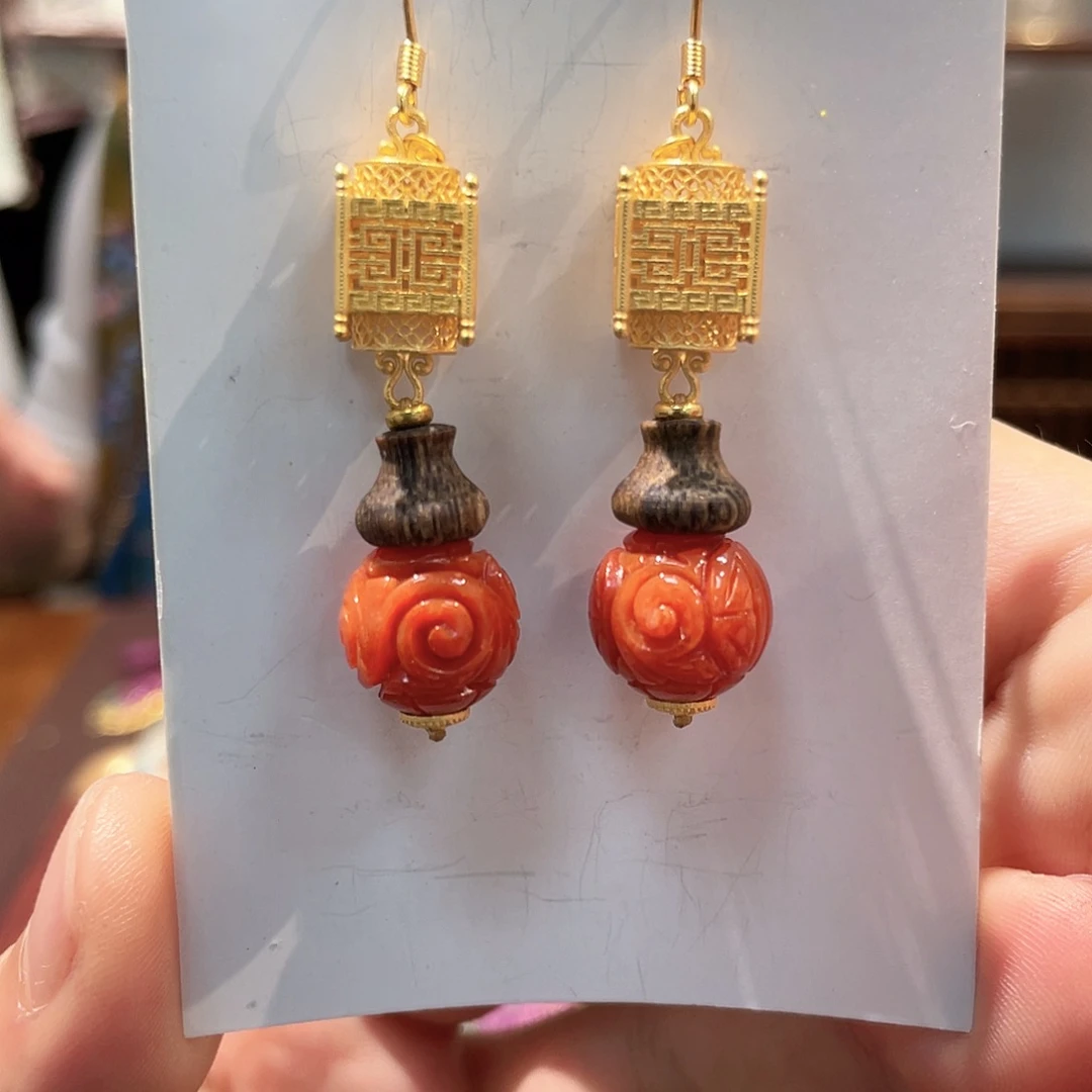 锦纶非金属耳坠耳坠