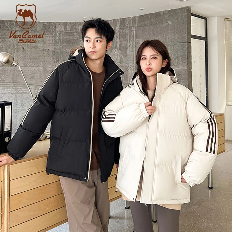 VANCAMEL/西域骆驼秋冬加厚保暖休闲百搭户外棉服情侣装YFM097-HZ