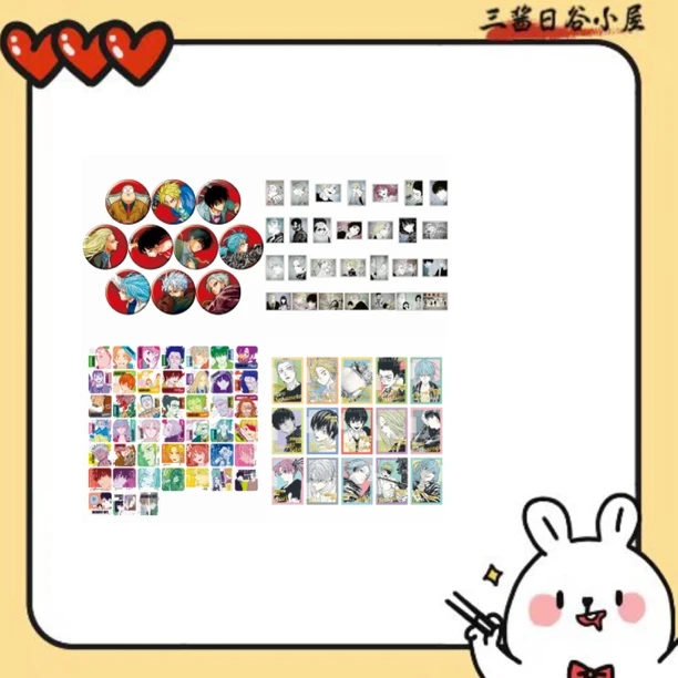 【顺丰国现】坂本日常原画展吧唧小卡冰箱贴立牌(盲盒代拆)