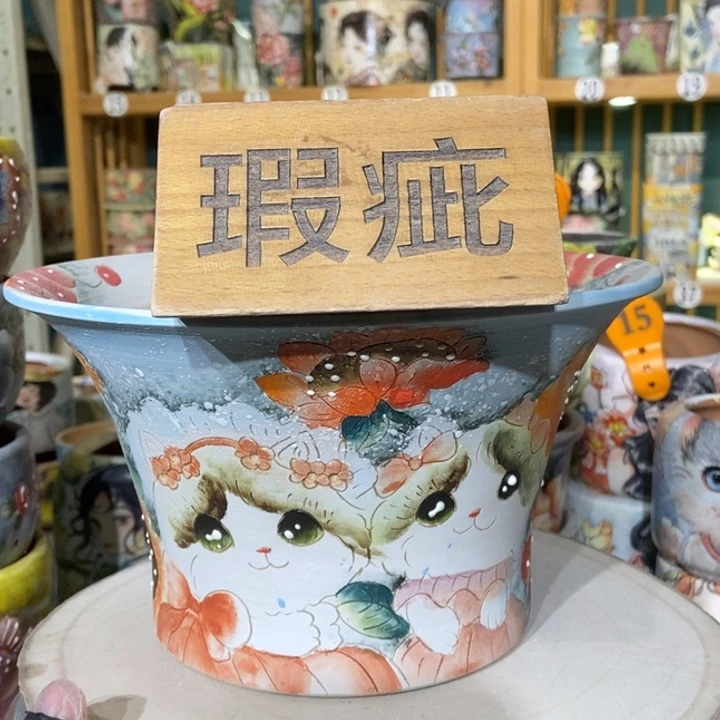 红陶景德镇艺术手绘作品