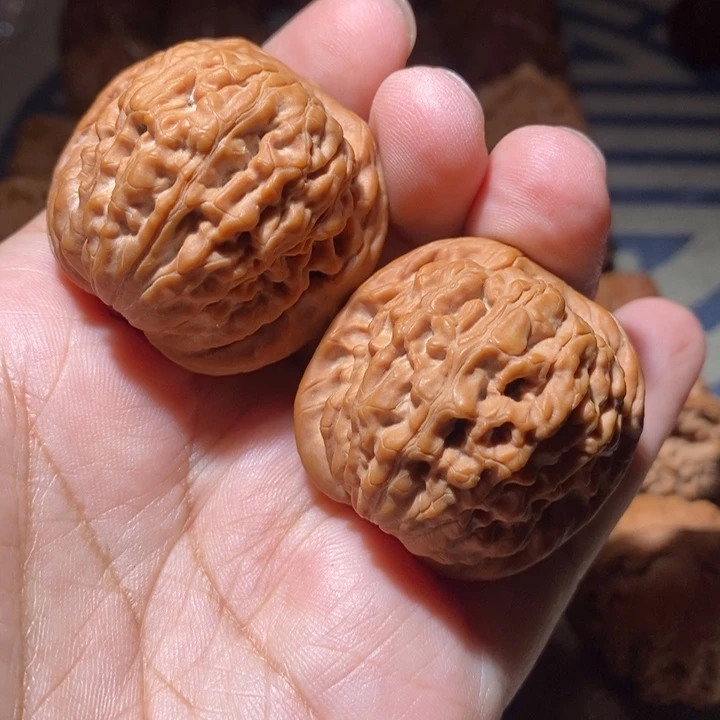 把件文玩核桃40莲花