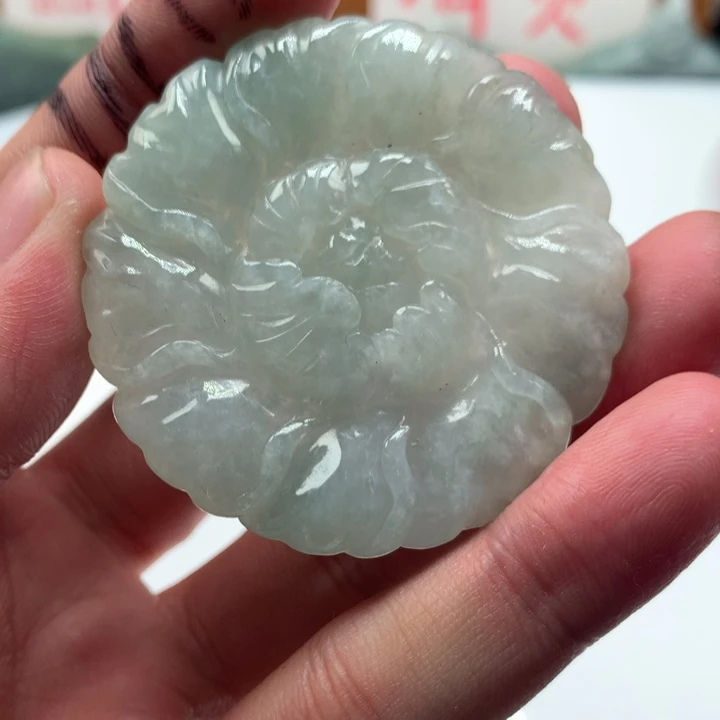 翡翠未镶嵌颈饰保真天然a货翡翠
