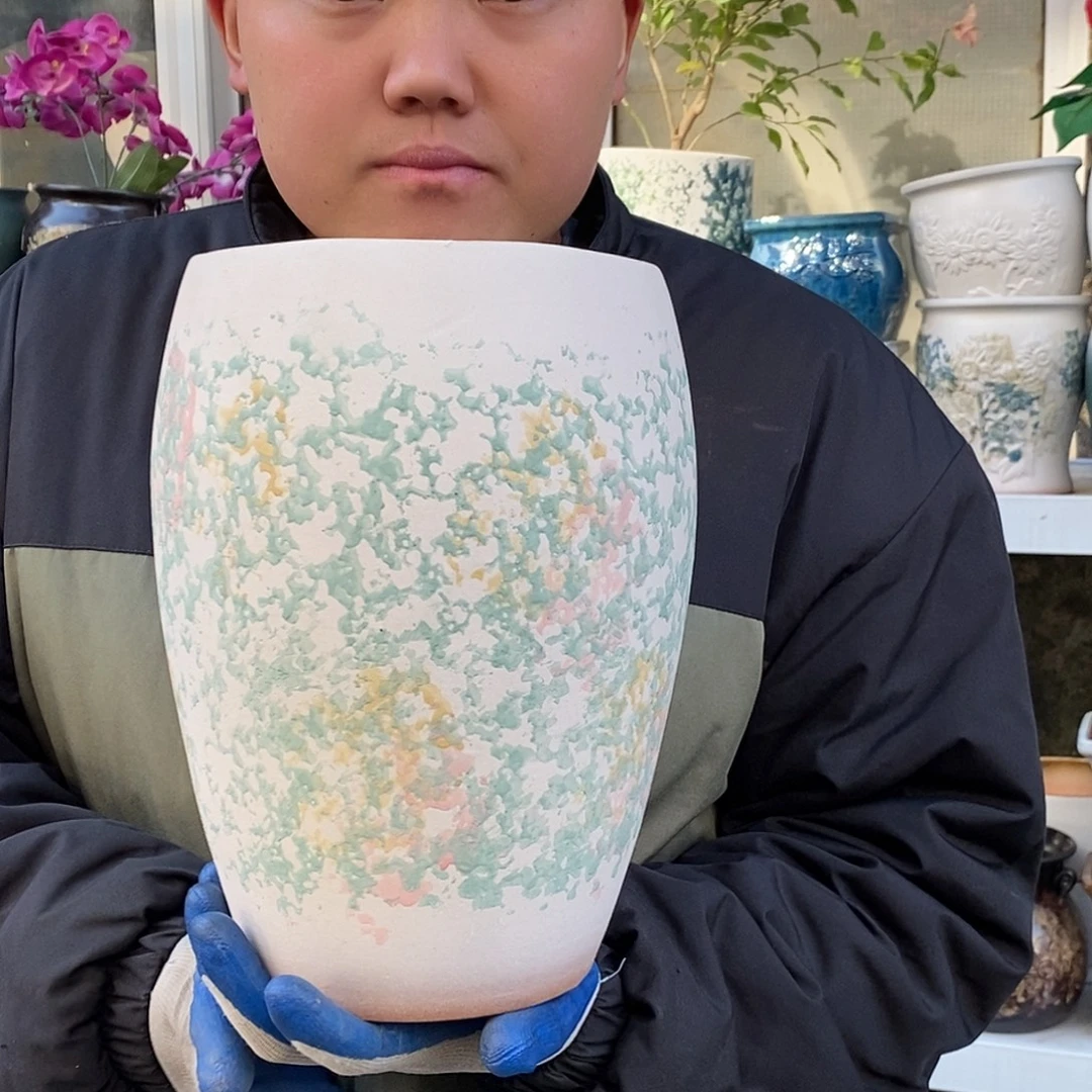 紫砂花盆口17高27福利