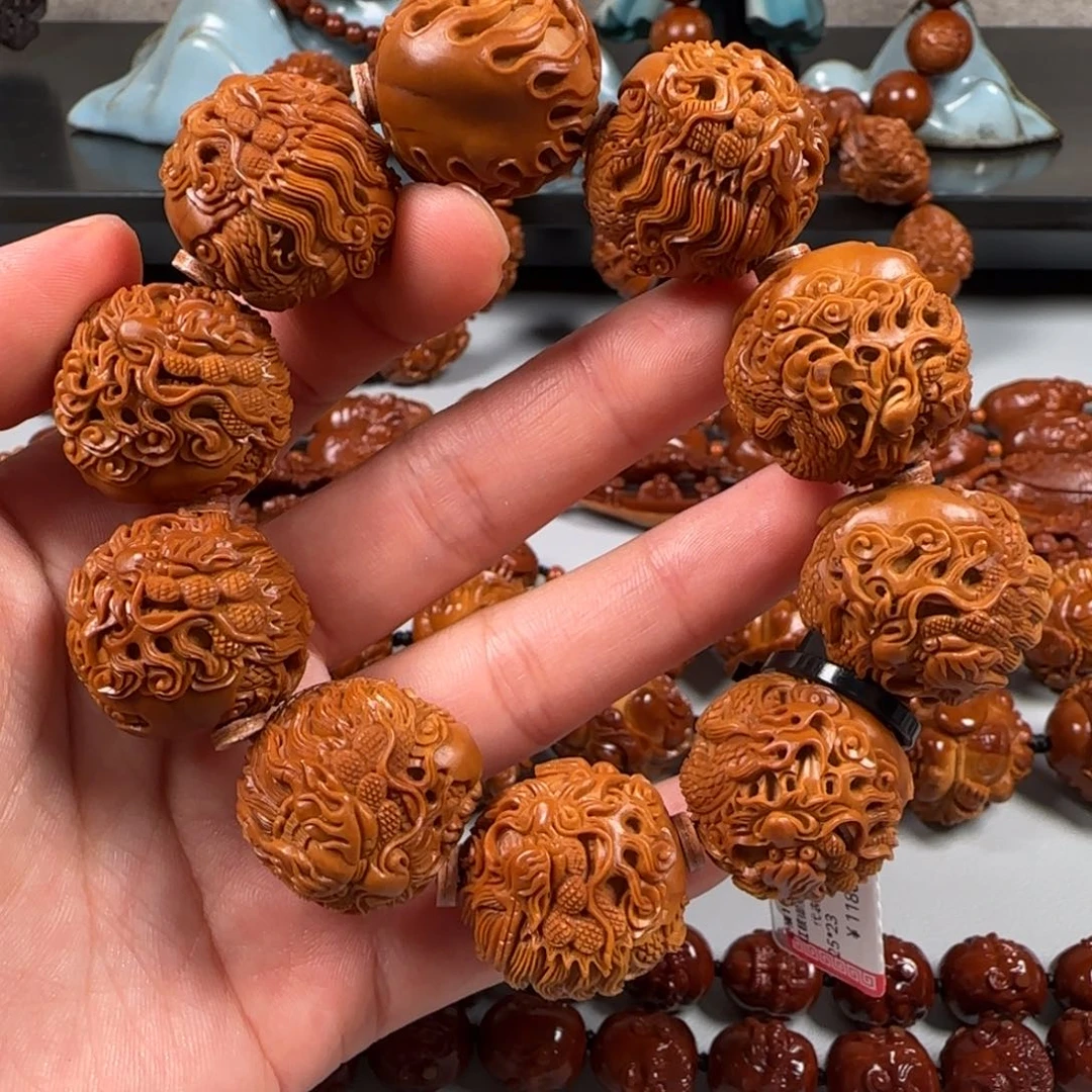 手串橄榄核25九龙