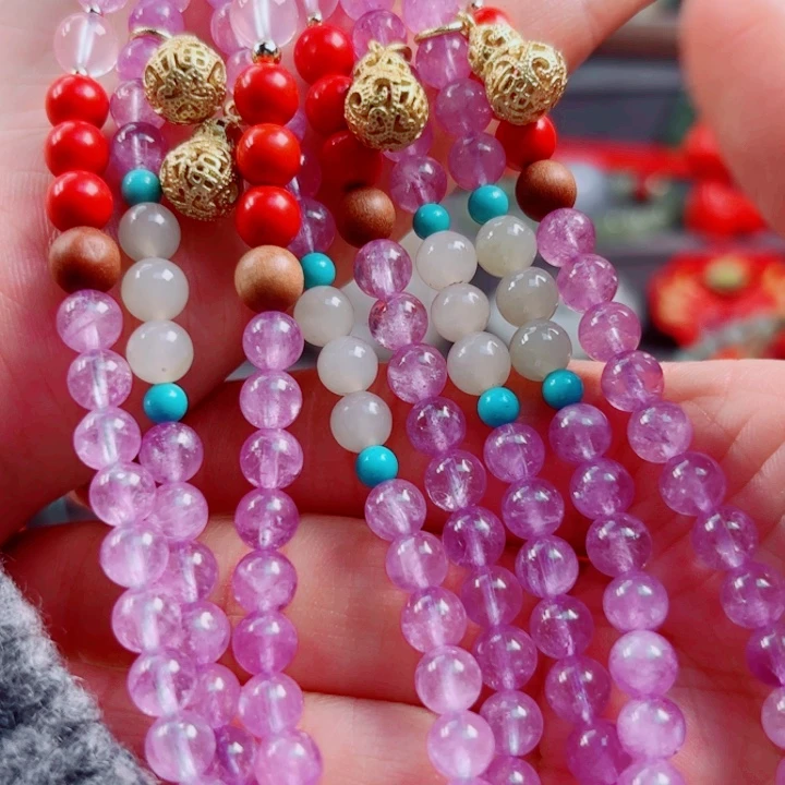 水晶手链未镶嵌多样性发货一件