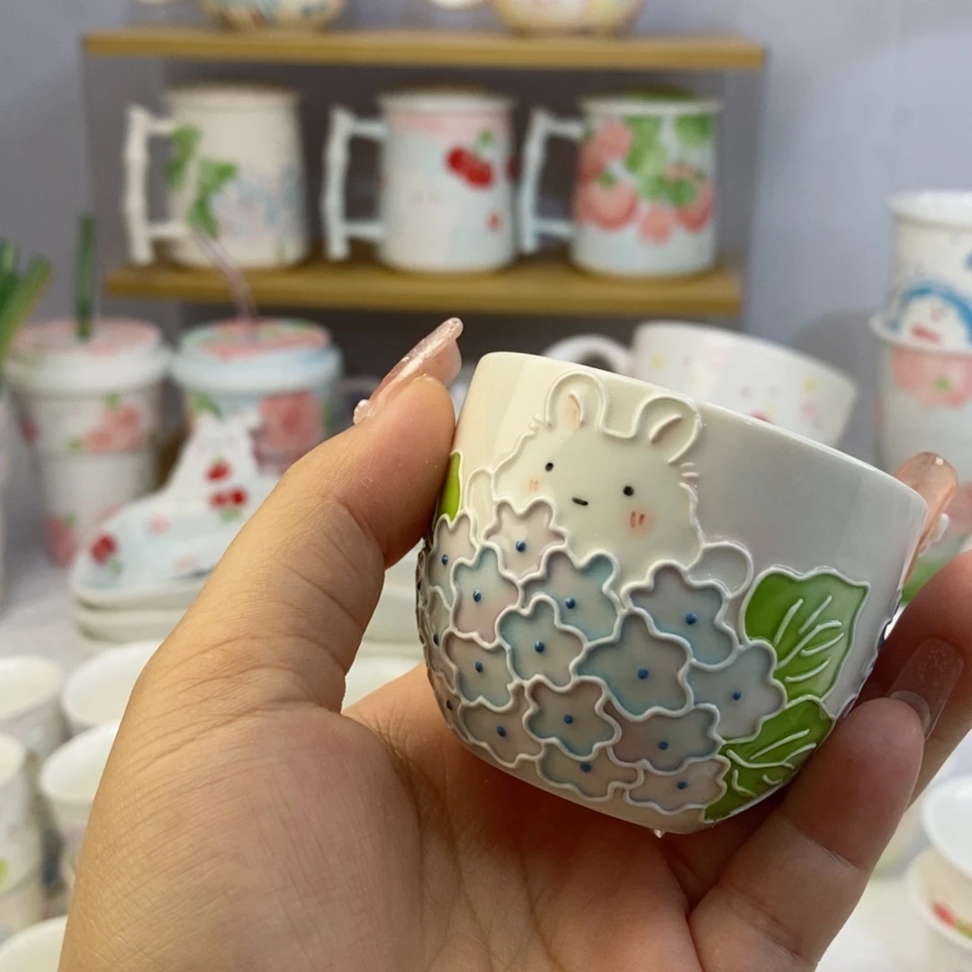 手绘手工制作陶瓷瑕疵11阿*