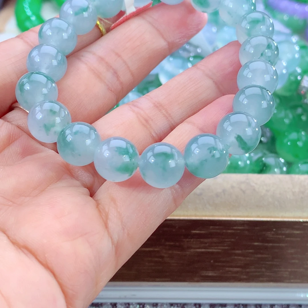 未镶嵌手串翡翠天然缅甸翡翠