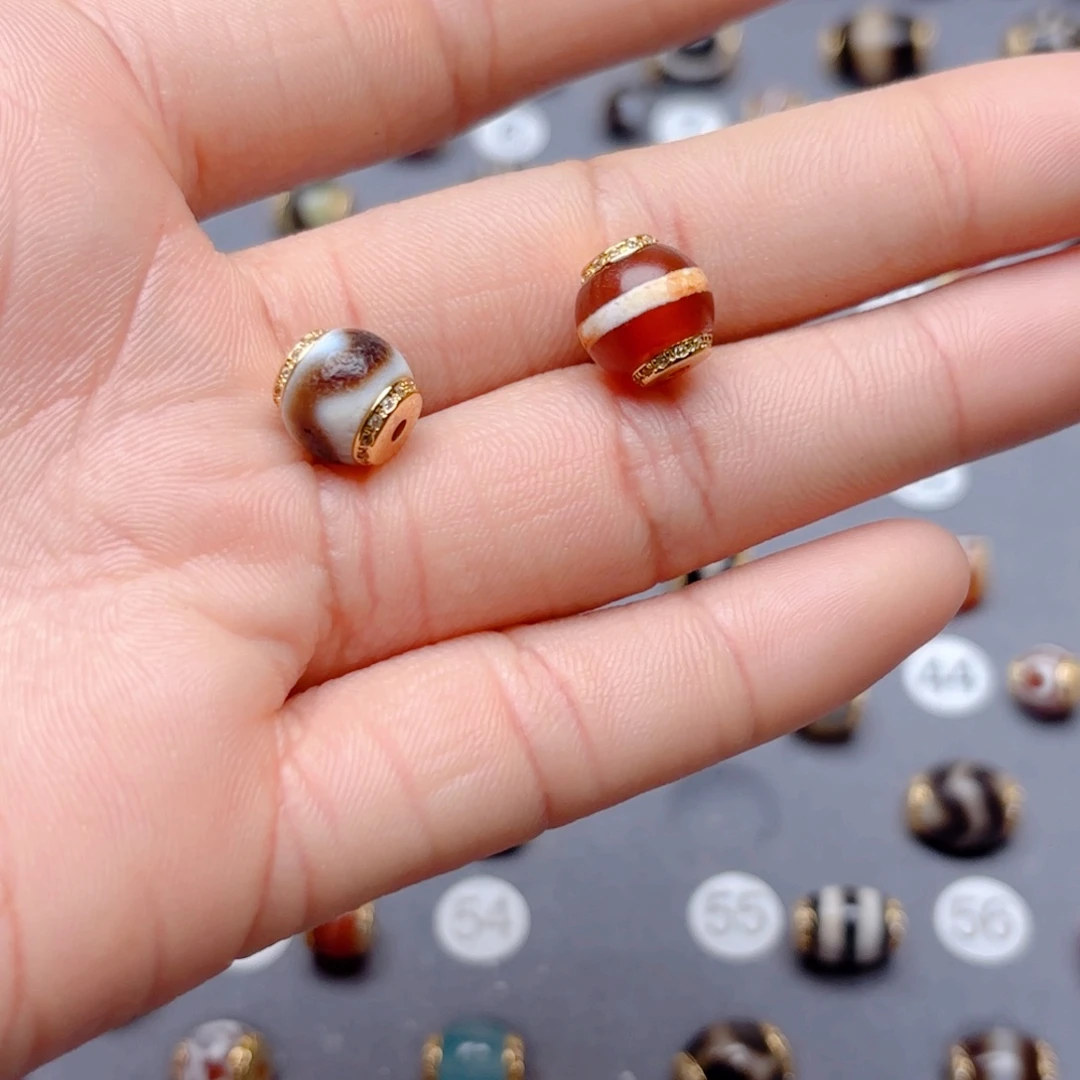 玛瑙/玉髓隔珠未镶嵌4****.