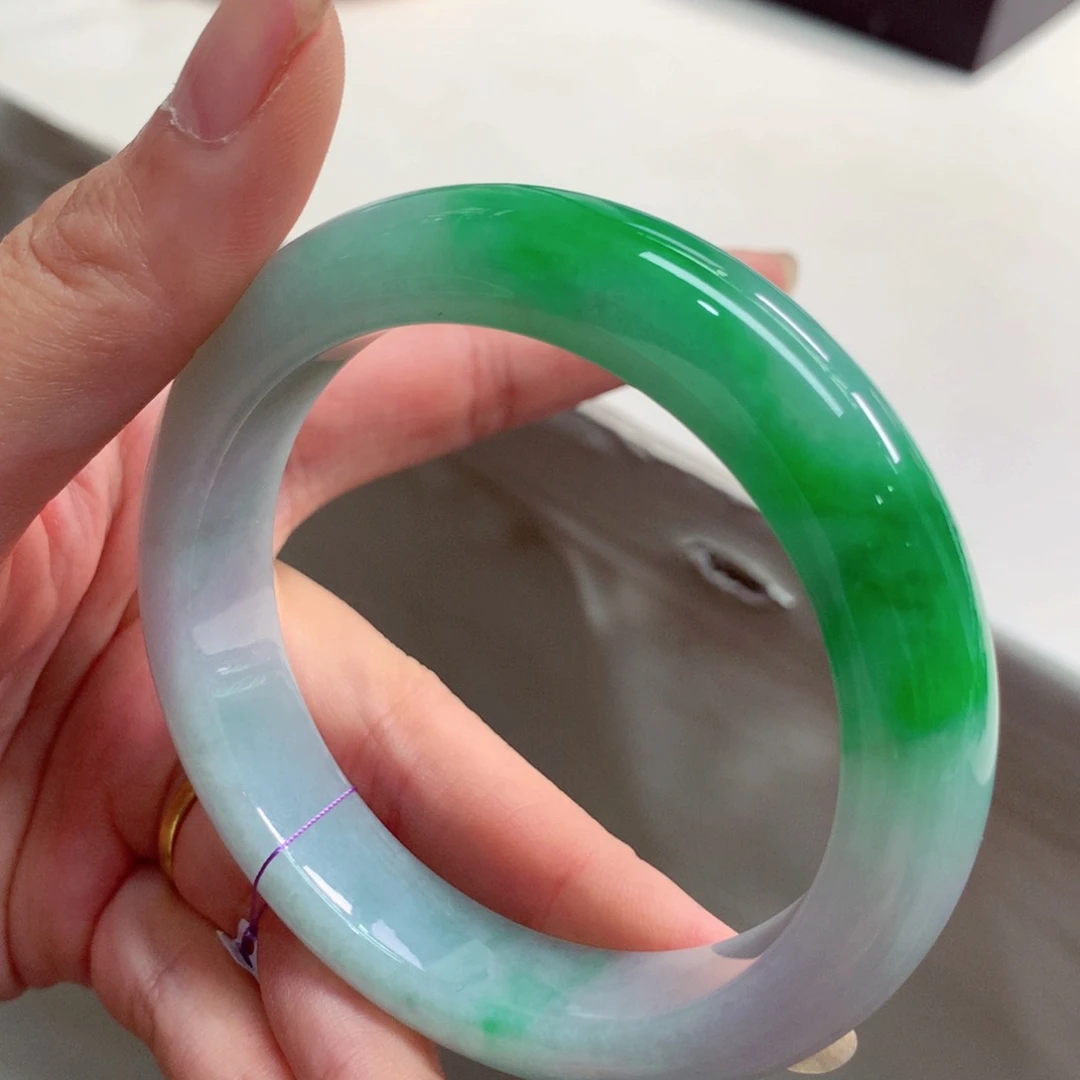 翡翠未镶嵌手镯天然翡翠手镯