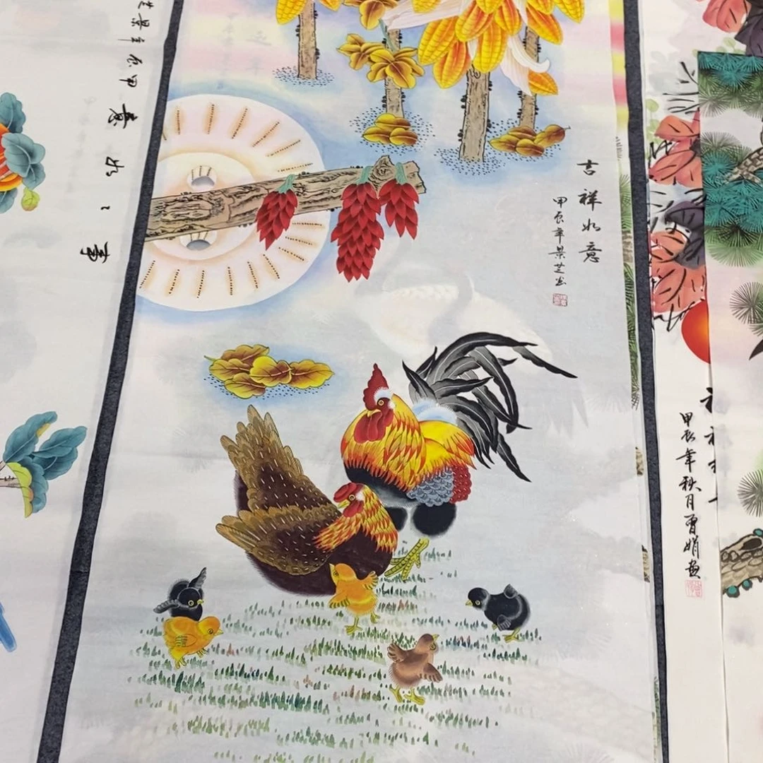 国画140✖️70工笔画画画画画画画画