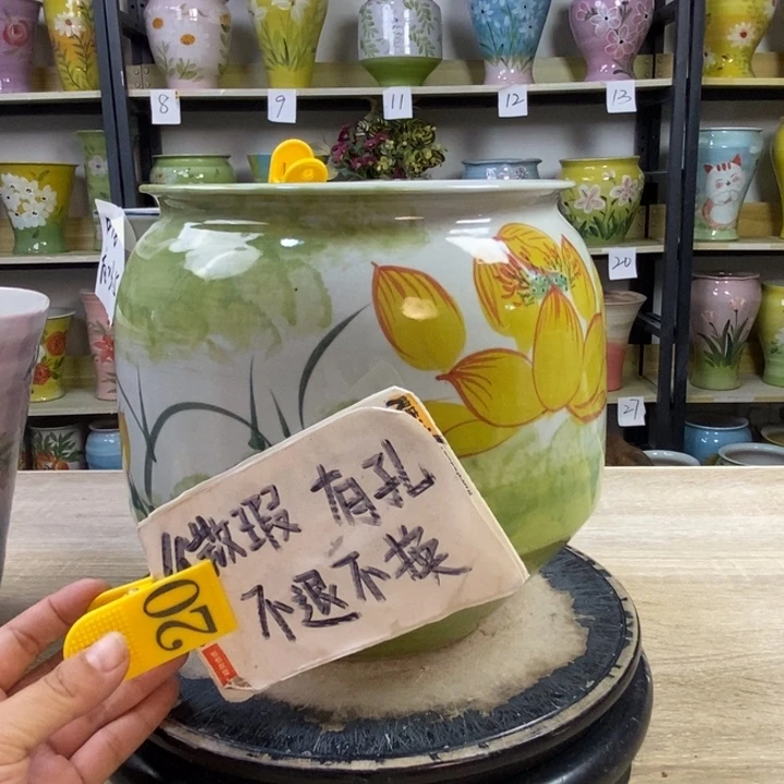 景德镇高温陶瓷花盆