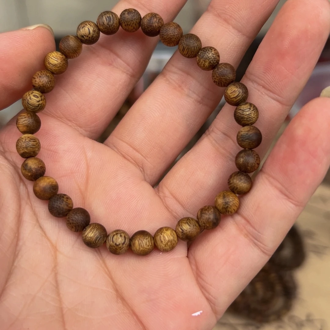 沉香沉香碎屑奇楠沉香卡6单圈