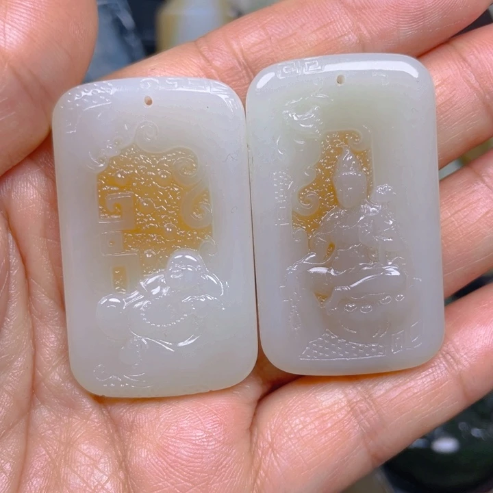 和田玉挂件未镶嵌