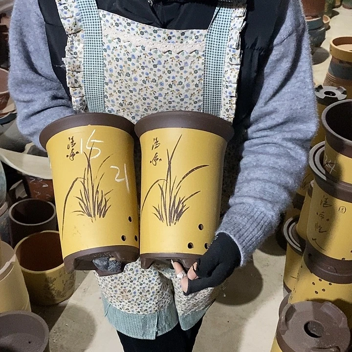 紫砂花盆紫砂花盆