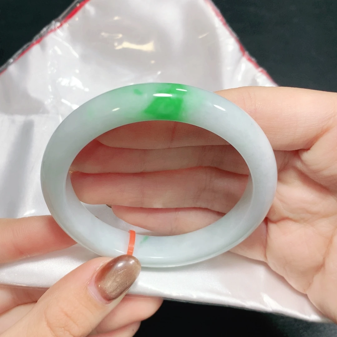 翡翠未镶嵌手镯54圈DH1143