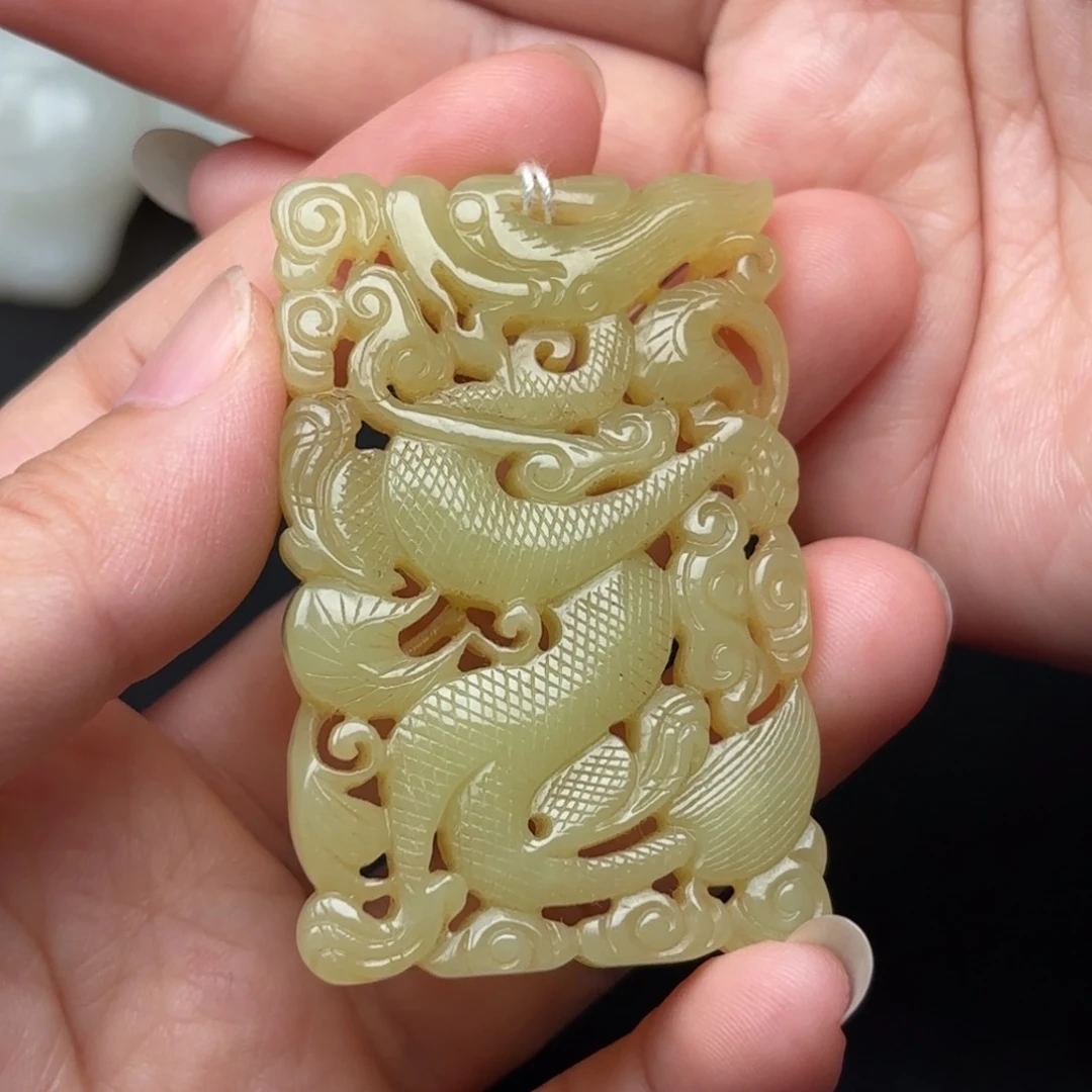 未镶嵌和田玉挂件文**哥