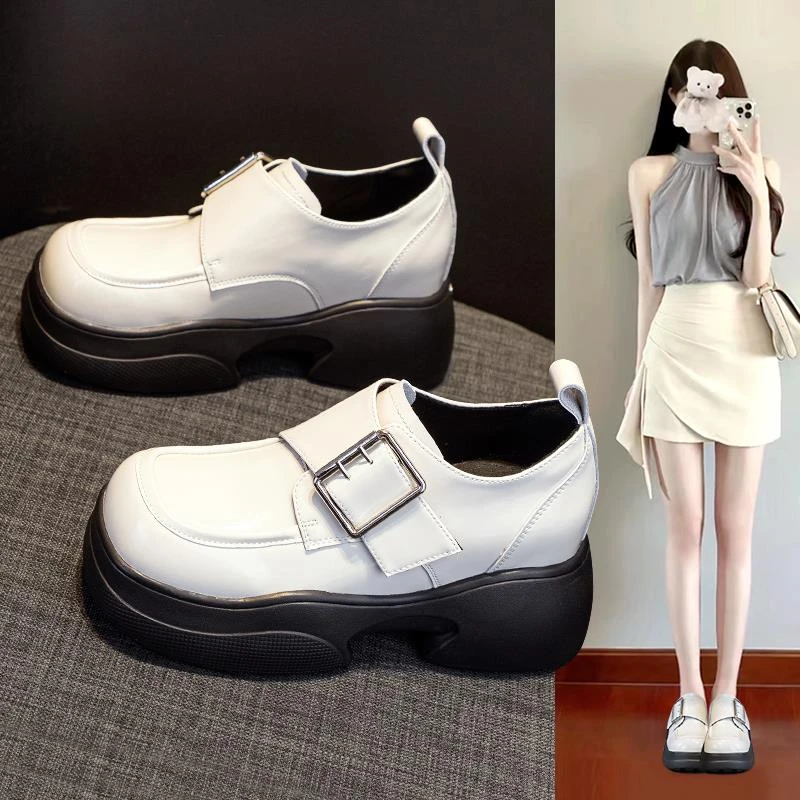 【韩国JTG&Shoes官方正品】厚底小皮鞋女2025新款百搭秋季玛丽珍