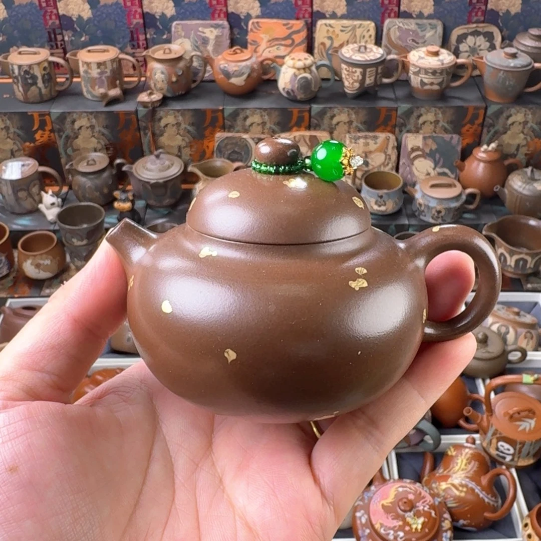 茶壶紫砂145cc精工半手