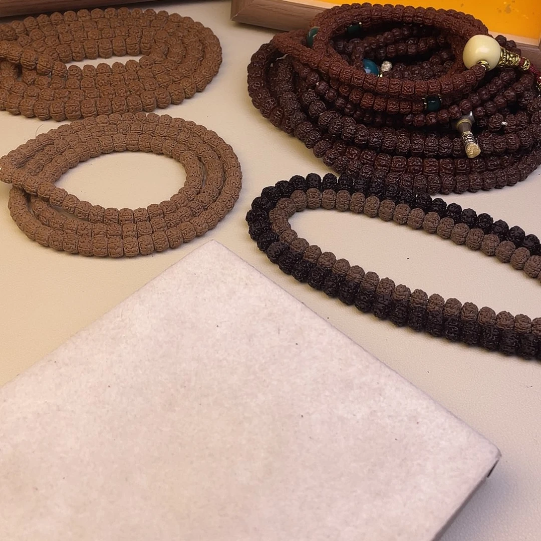 带***鱼金刚菩提吊坠平细