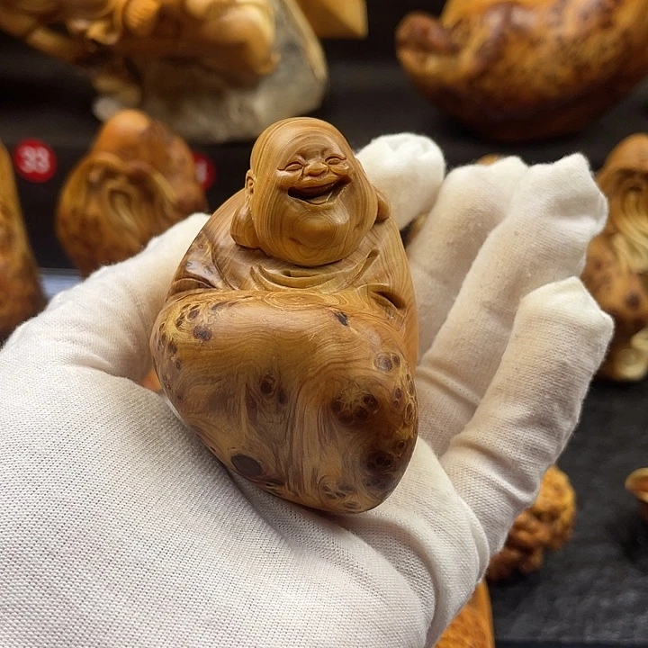 柏木（崖柏）米勒手把件