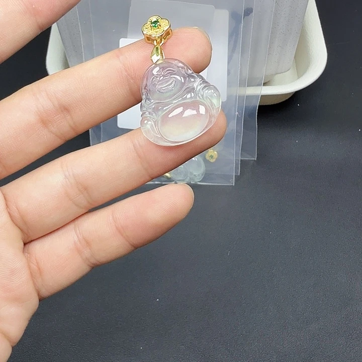 翡翠未镶嵌颈饰47
