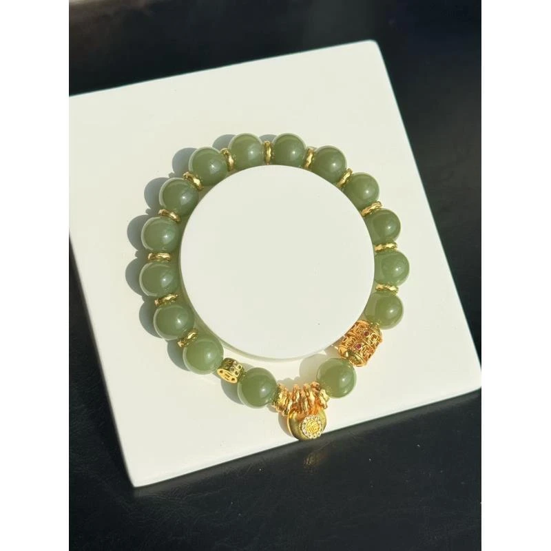 基地发货DH-1296-和田玉8mm单圈（多样性发其一）