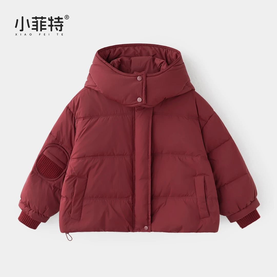 小菲特女童加厚连帽外套中大童棉服儿童上衣YNYD58006+YNYD58014