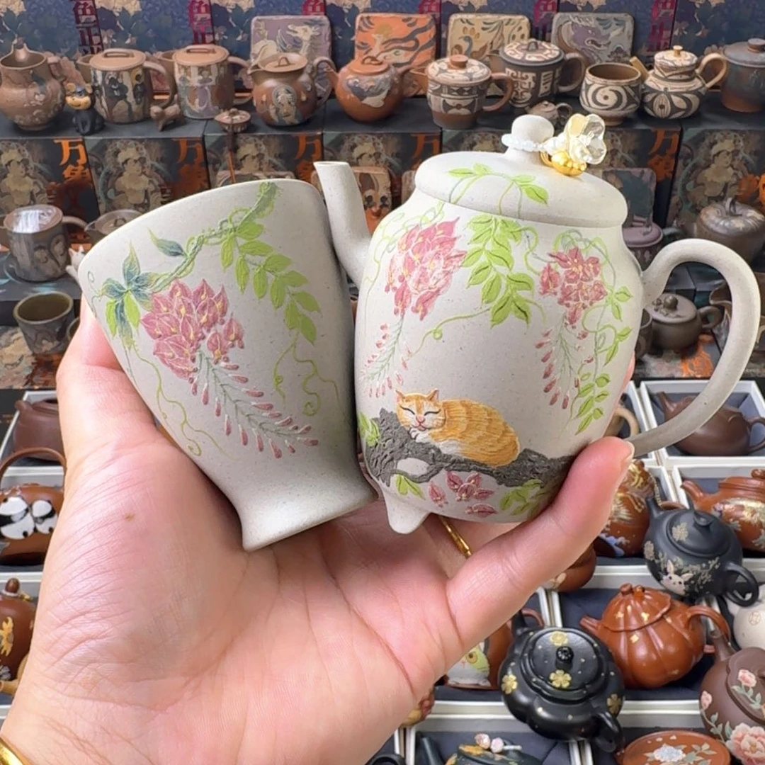 茶壶紫砂150cc原矿精工半手