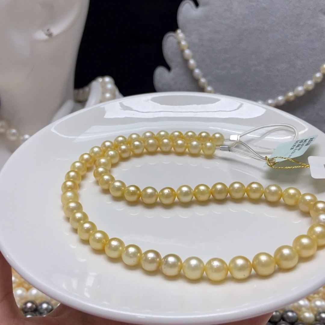 海水珍珠颈饰银S925镶嵌