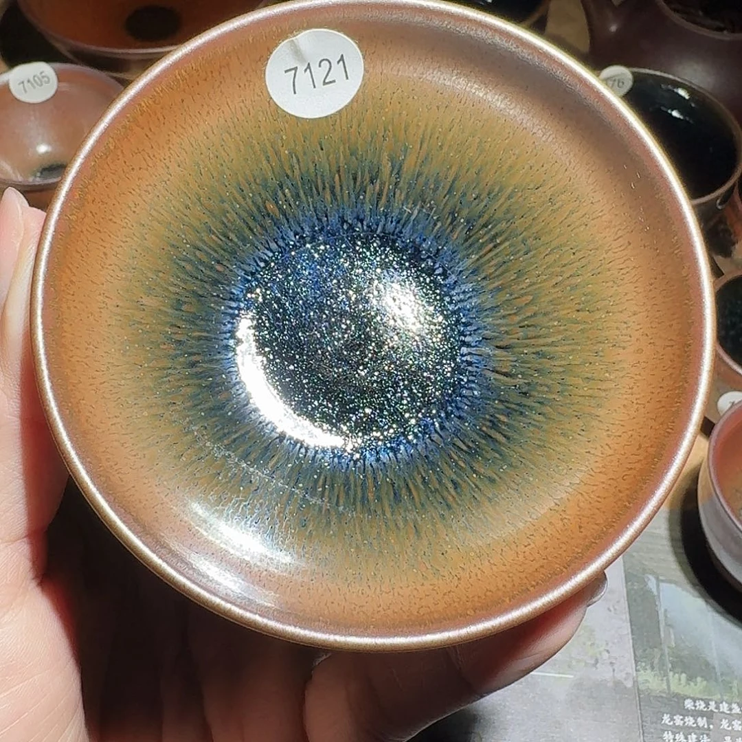 茶盏7121 柴烧手工主人杯