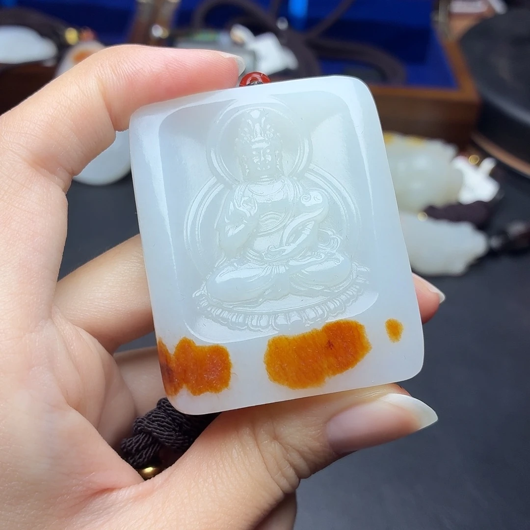 奇***！颈饰未镶嵌和田玉N