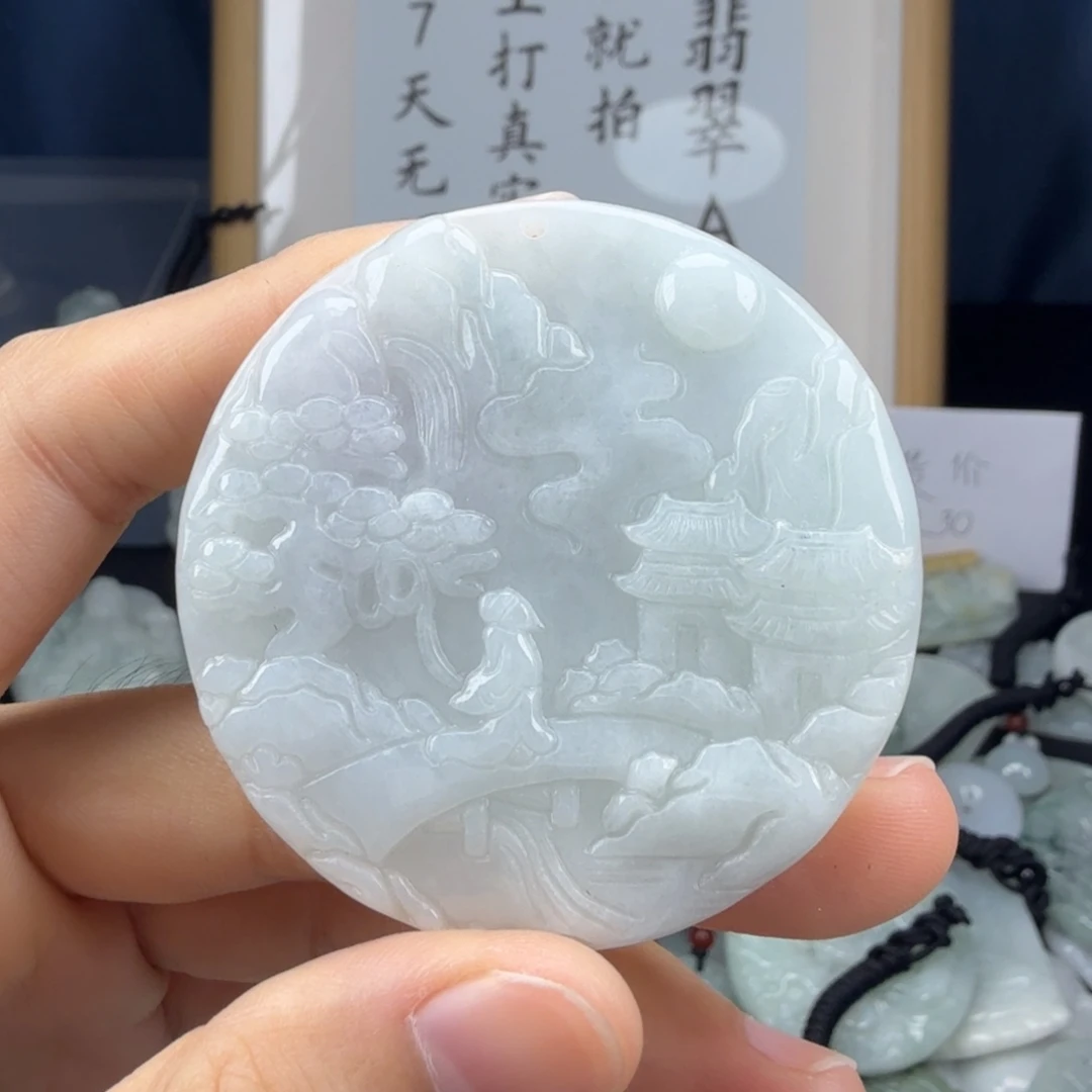 翡翠未镶嵌颈饰翡翠