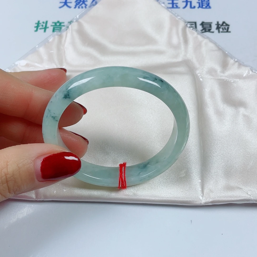 翡翠未镶嵌手镯贵妃54宽12厚8