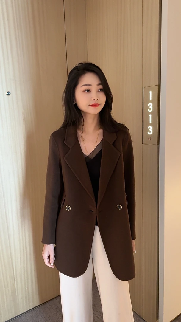 阿黎精选-------双面Y毛韩式小西装